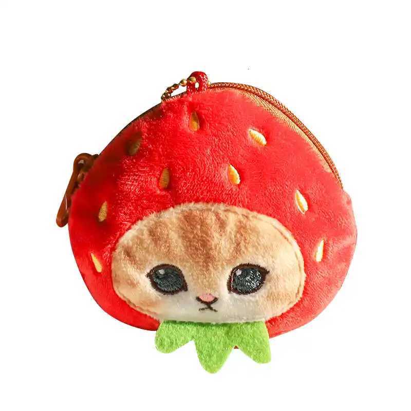 Kawaii Mofusand Plush Coin Purse Key Chain New Earphones School Bag Pendant Portable Lipstick Cosmetic Bag Birthday GiftXJ251125