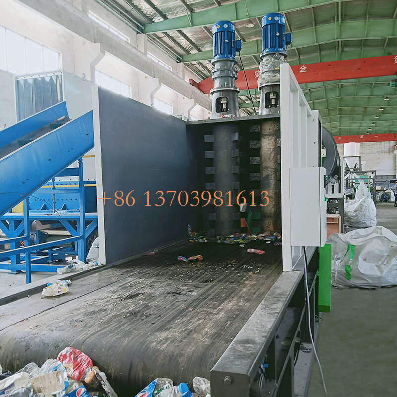 Stainless Steel PET Bottle Washing Recycling Line Easy Maintenance