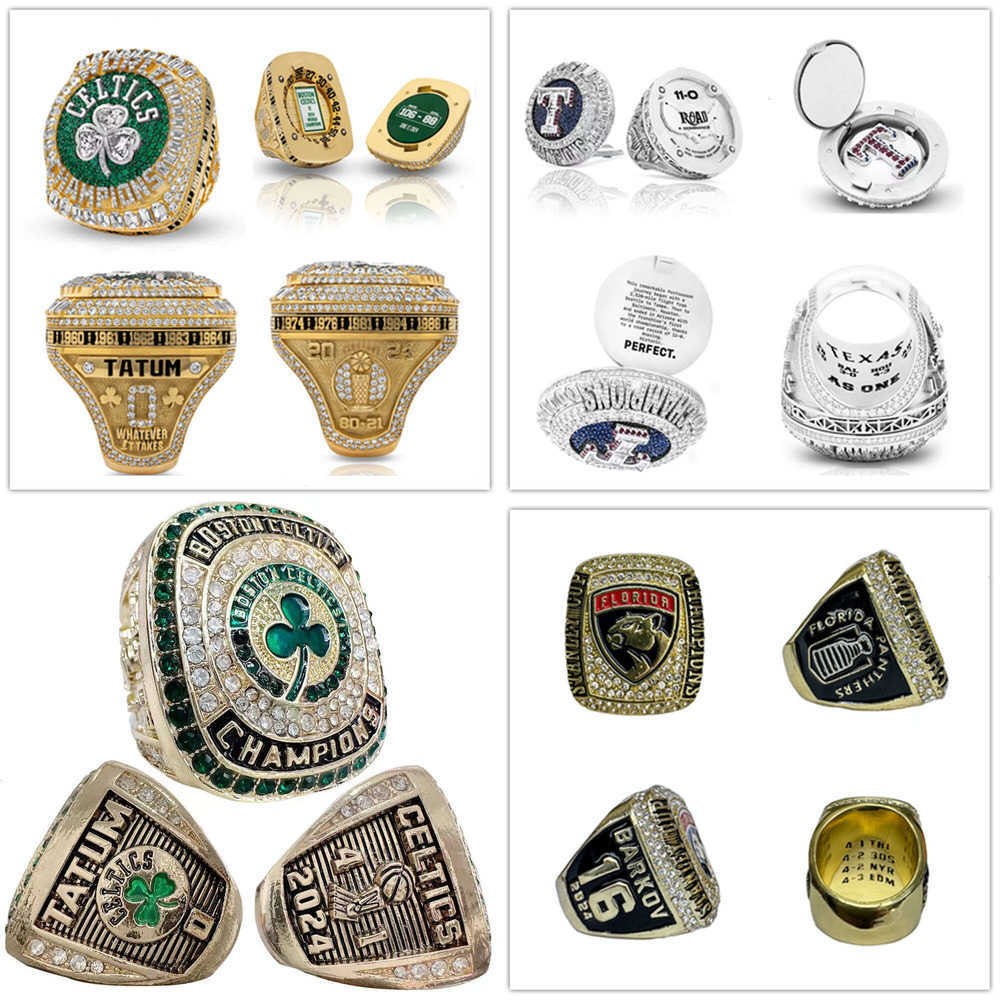 Moissanite ring Celtics National Basketball Team Rugby team champions Championship Ring TATUM Souvenir Men Women Fan Brithday Gift Hip hop Sport Punk 