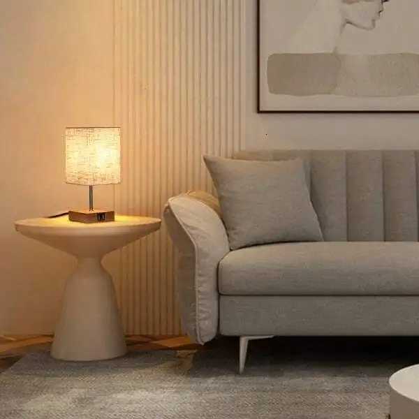 Led Desk Lamp Bedside Lamps Touch Dimmable Table Lamp with Usb and Type C Port Quick Charging Reading Light Eye ProtectionM251125