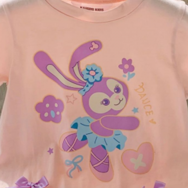 DISNEY Kids designer clothes Star Darla princess dress Kids clothes Summer cartoon dress Girls' mesh dress Baby dress.