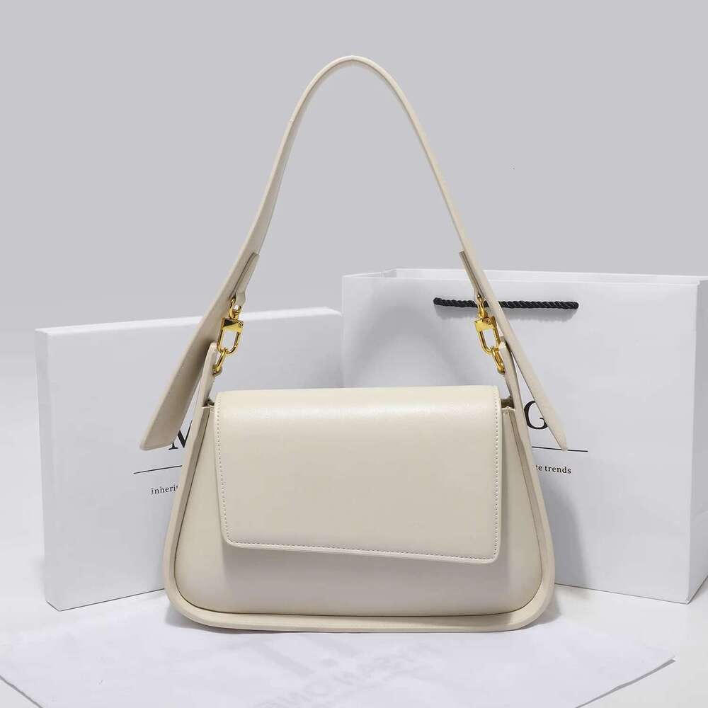 Genuine Cow Leather Women's 2025 New Armpit Design Crossbody Shoulder Bag Female Gift Handbag