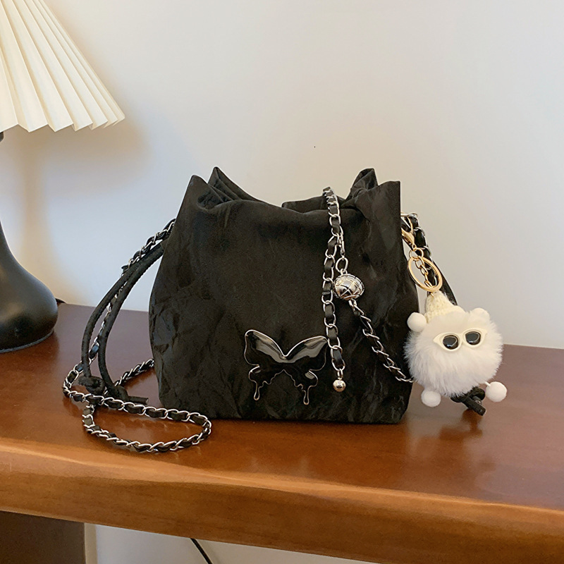2025 New Designer Bag Free Delivery Shoes By This Year's Popular Chain Small For Women 2024 Niche Design Butterfly Crossbody Casual Single Should