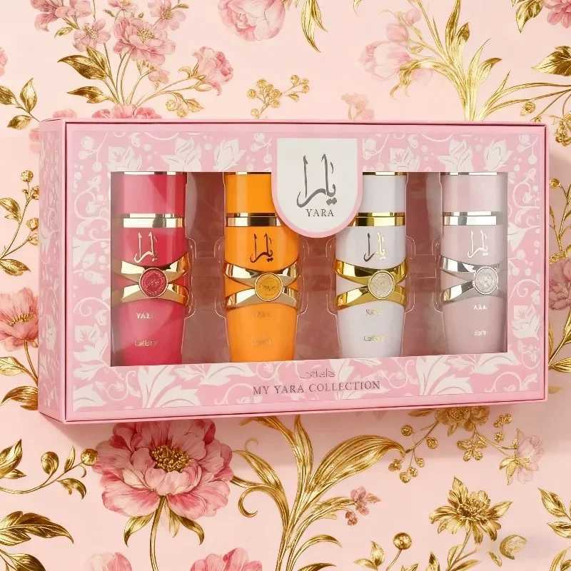 Yara Womens Perfume Gift Set 425ml Floral Fruity Gourmand Long Lasting Eau De Parfum with Vanilla Musk Amber Jasmine C251125