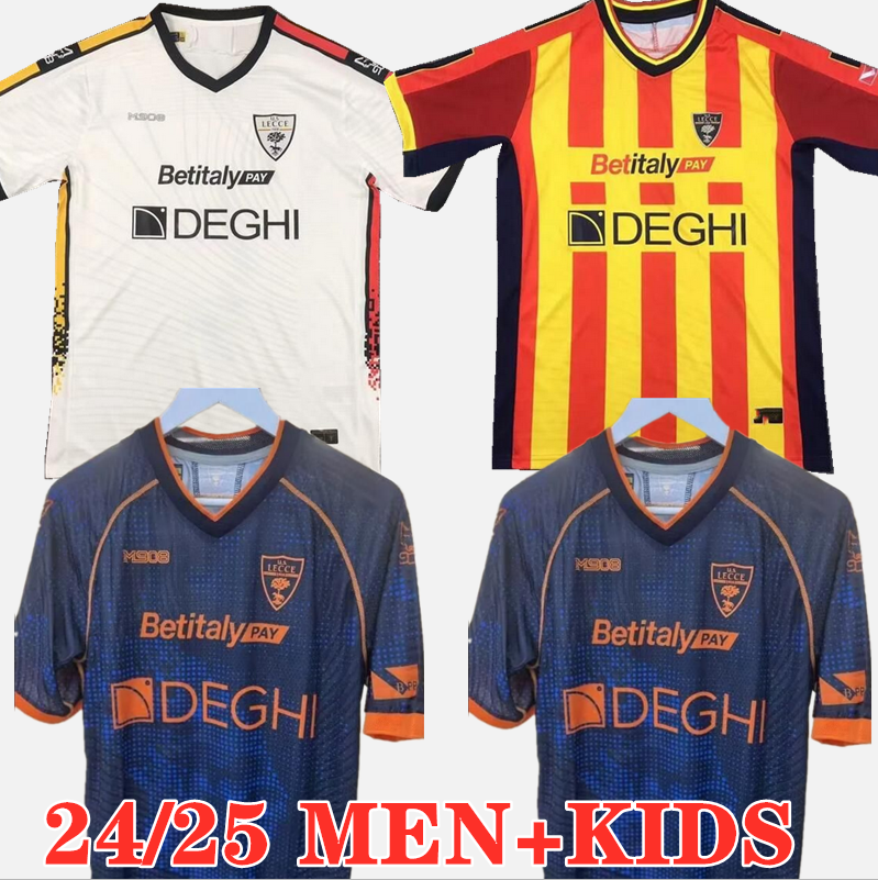 2024 2025 Lecce soccer jersey KRSTOVIC BANDA DORGU home third Federico MARCHWINSKI SANSONE RAMADANI DAKA GALLO OUDIN BASCHIROTTO Falcone Marin 24 25 Football shirt