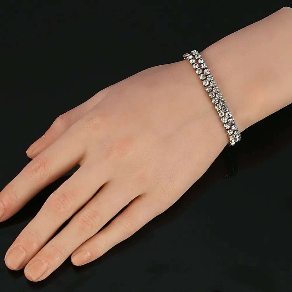 316L 4mm Stainless Steel Tennis Chain Necklace For Women Hip Hop Crystal Zircon Choker Necklaces Men Jewelry