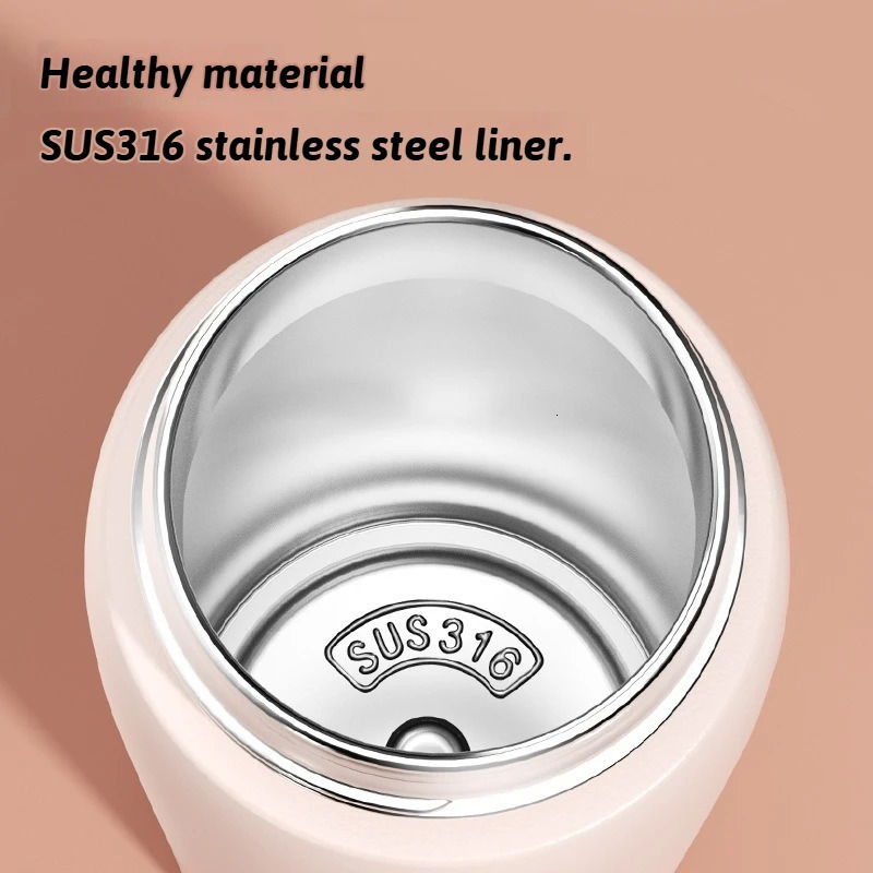 500ml Stainless Steel 316 Vacuum Flask Thermos Bottle with Straw Portable Water Bottles Keeps Cold and Heat Thermal Mug Gifts 251114 W260226