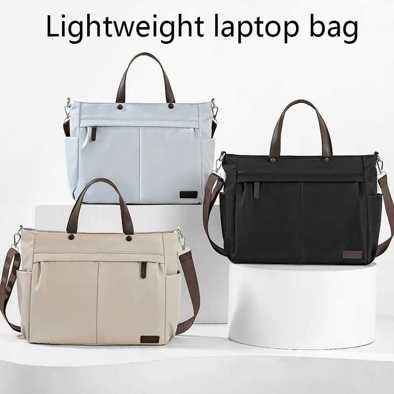 Laptop Bag Nylon casual womens laptop bag daily commuting briefcase lightweight womens single-shoulder bagT251125