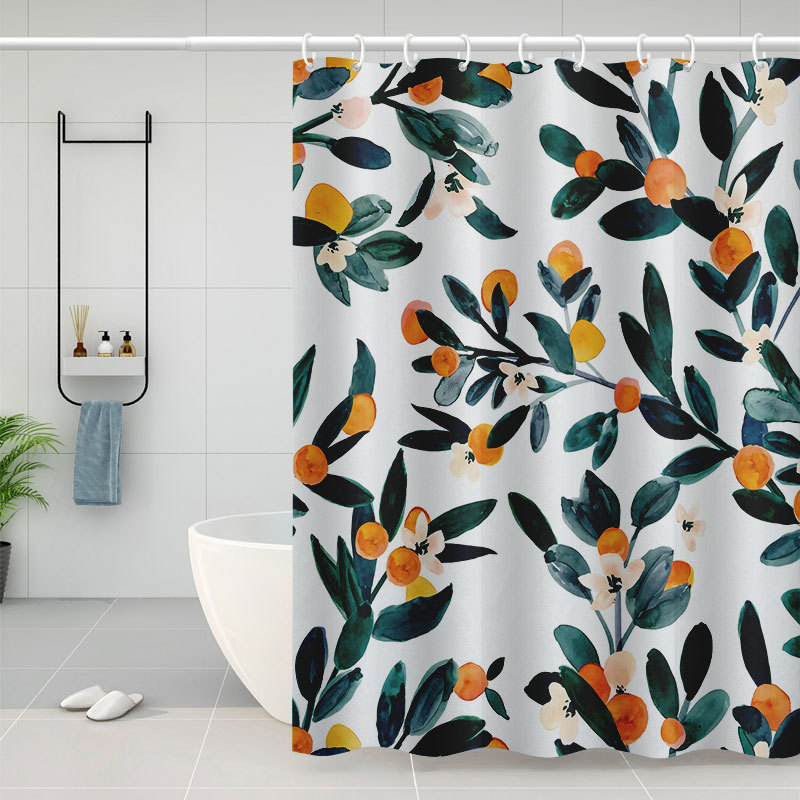 YL-37805 Waterproof Thickened Shower Curtain Cover, Bathroom Curtain Set, No Drill Required, Partition Curtain, Hanging Curtain