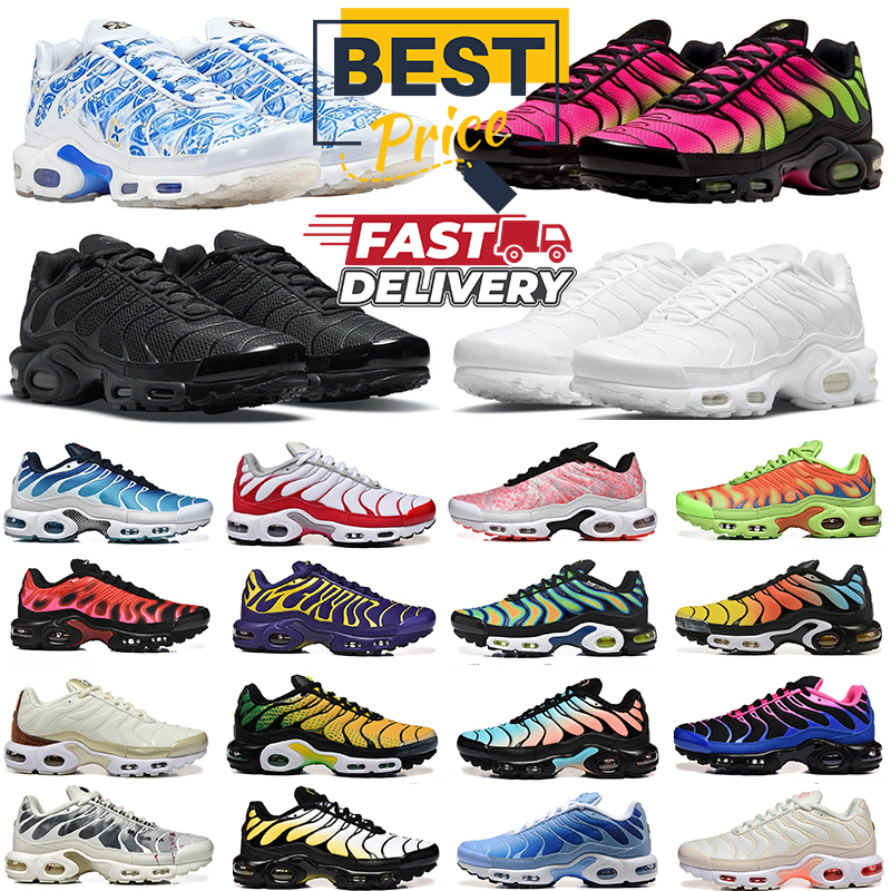 Free Shipping tns tn Sneakers plus Running Shoes Lisboa hyper pink volt Light Photo White Red Players Championship Safety Orange Trainers for Men and Women