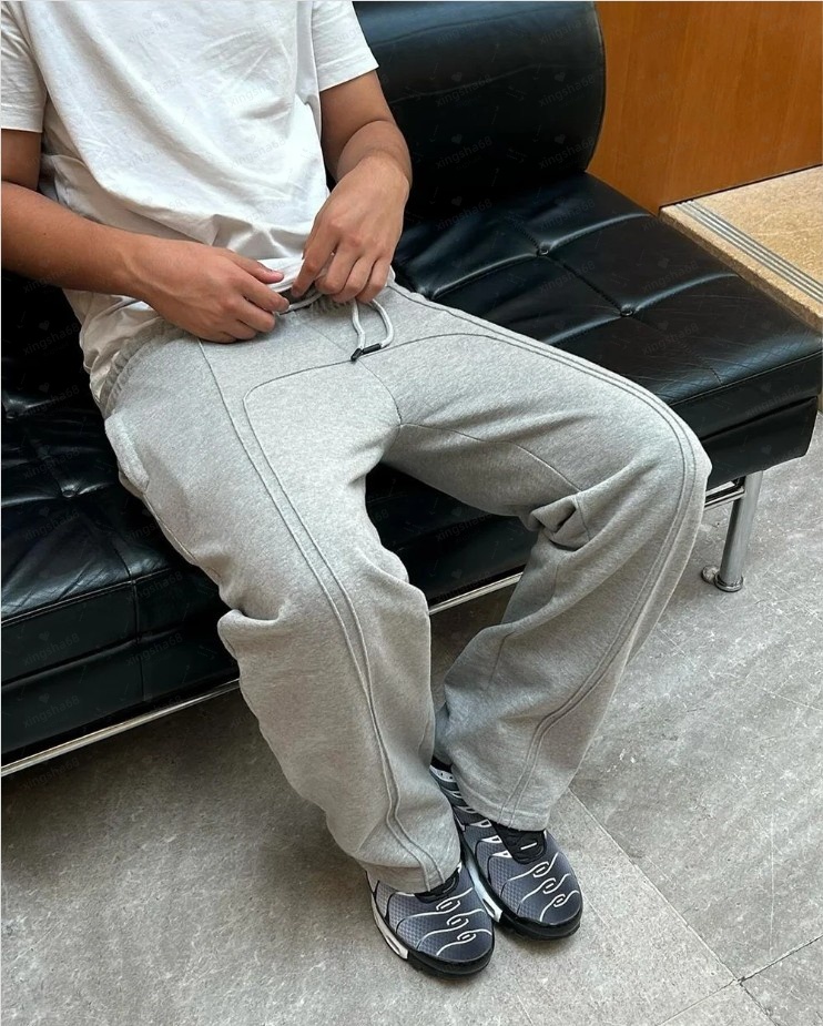 Men's Pants Mens Sweatpants Straight Fit Joggers For Sports And Streetwear Loose Oversized Drawstring Long Men Multi-pocket AAA Discount for in-s