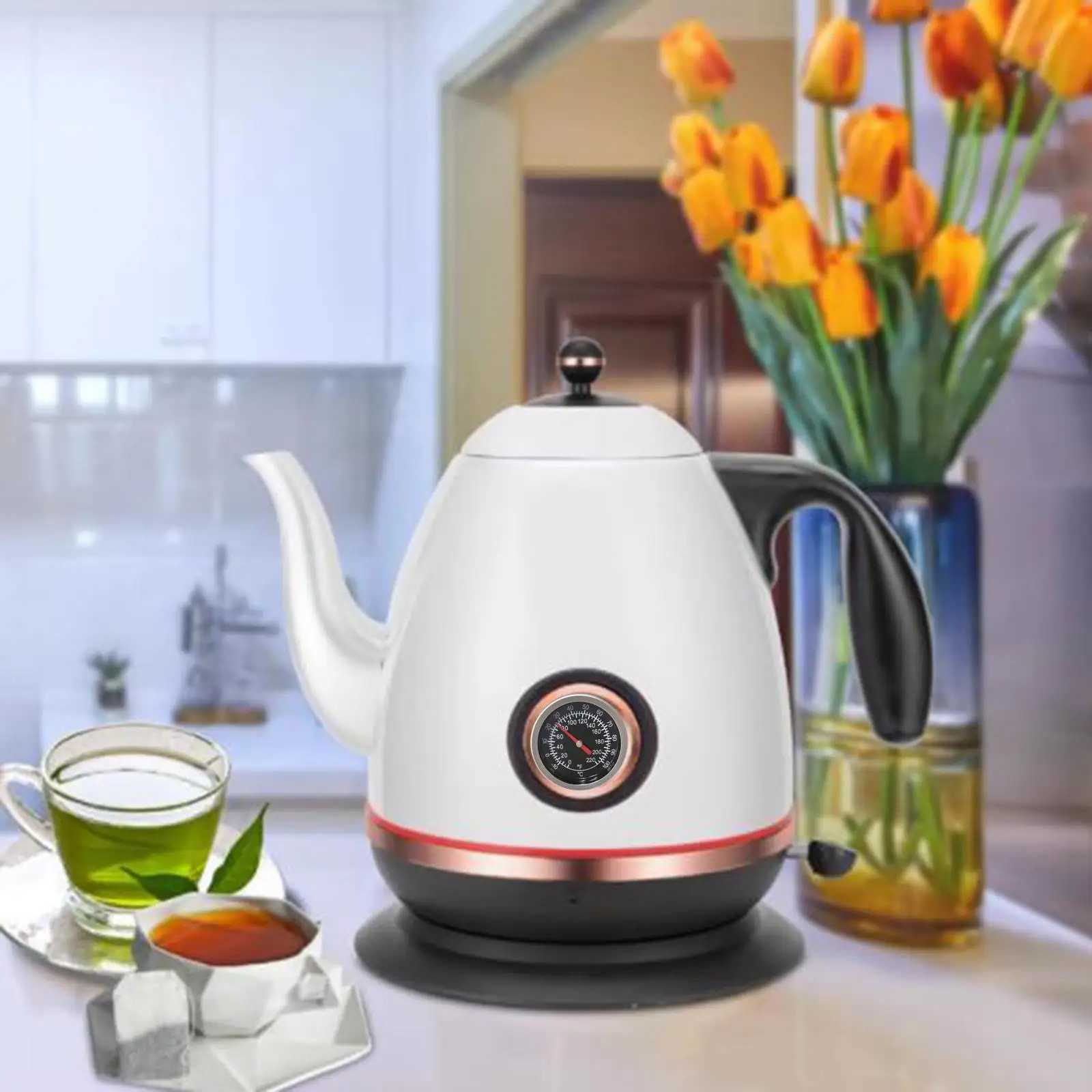 Kettle Thermometer Boiler Dial Thermometer Double Scale Durable Convenient Installation 1/4 NPT Fitting Stainless Steel C251125