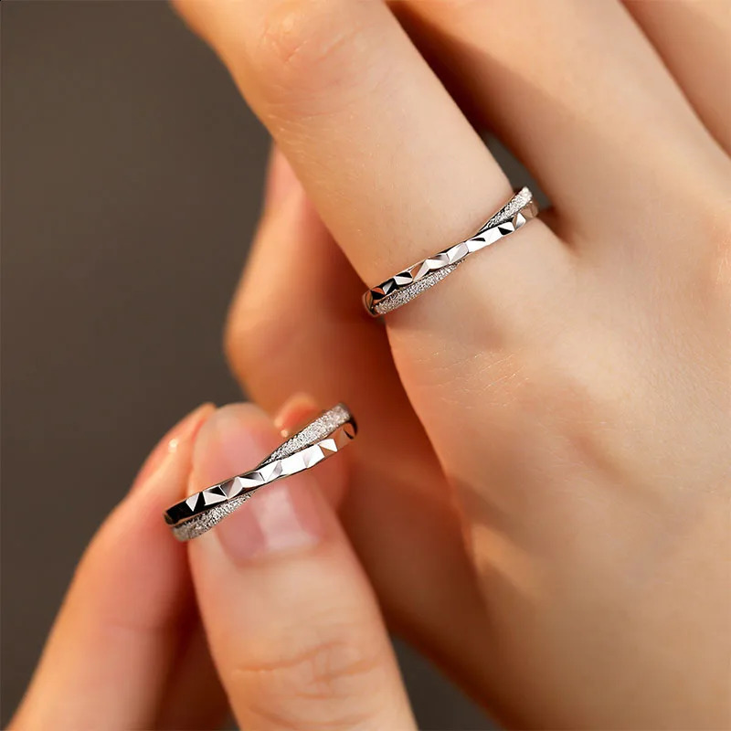 JYJIAYUJY 100% original pure silver S999 adjustable couple ring only for you to meet fashionable jewelry gifts daily JYCPR21 250422