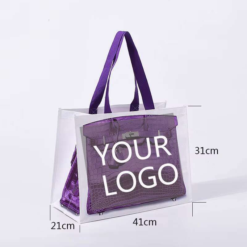 Shopping Bags 2024 INS Blogger's Parody Creative Grocerybags Platinum Bag Remake Fashion Same Fitness And Leisure