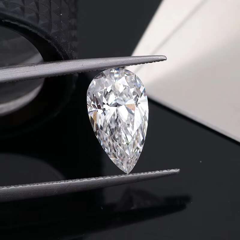High Quality IGI Certificate VVS1 VVS2 HPHT CVD Lab Grown Diamond Fancy Shape Real Diamond Pass Diamond Tester