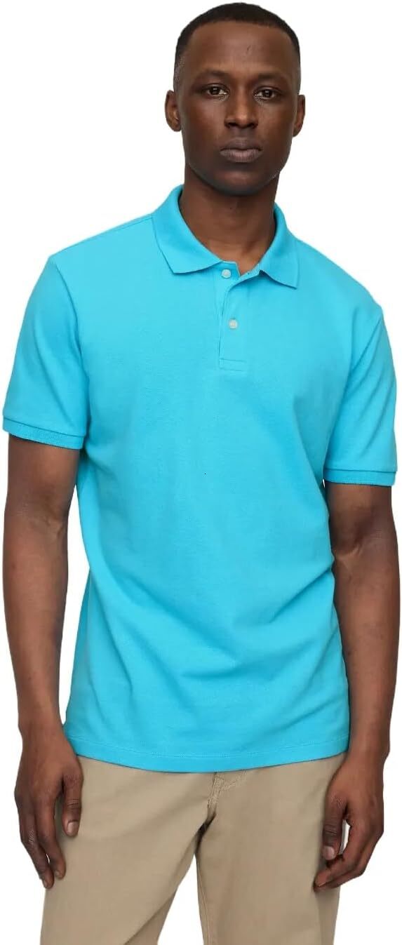 Mens Polo shirt Men's Stretch Polos Casual tops summer clothes Short sleeve simple fashion