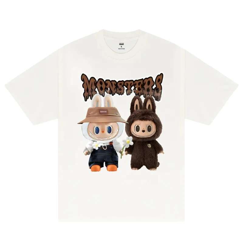 Dongdumaoyi Labubu T Shirts Y K Anime Graphict Shirts Women Short Sleeve Sexy Y Girl Tops Tees S Clothing Top