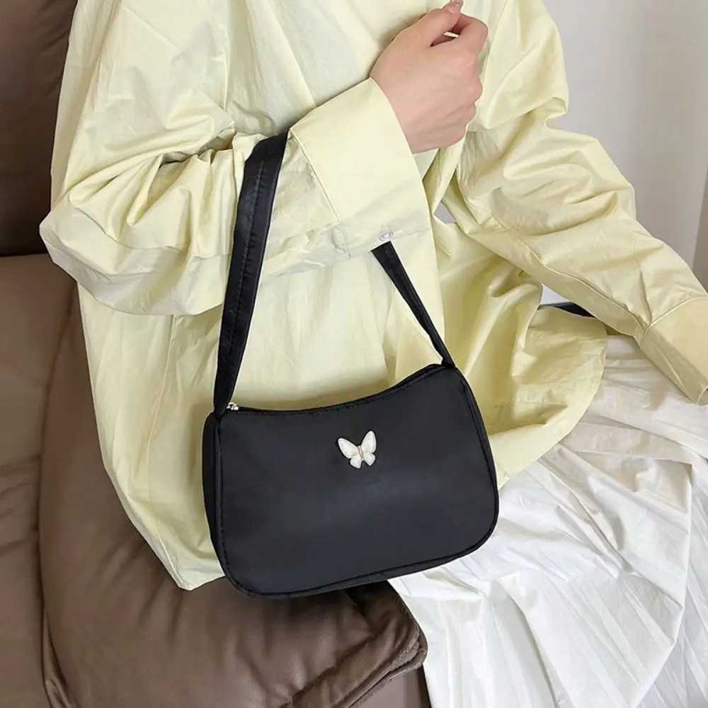 PVC+Polyester Handbag New Butterfly Korean Edition Arm Bag High Capacity Skylark Spring/Summer W250421