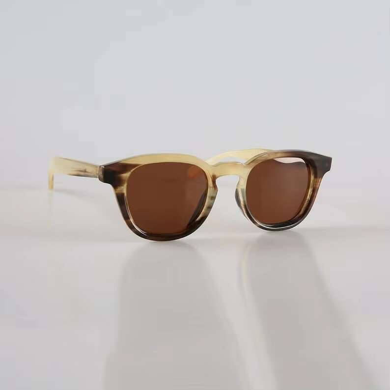 cow horn sunglasses water buffalo frame fashion eyewear