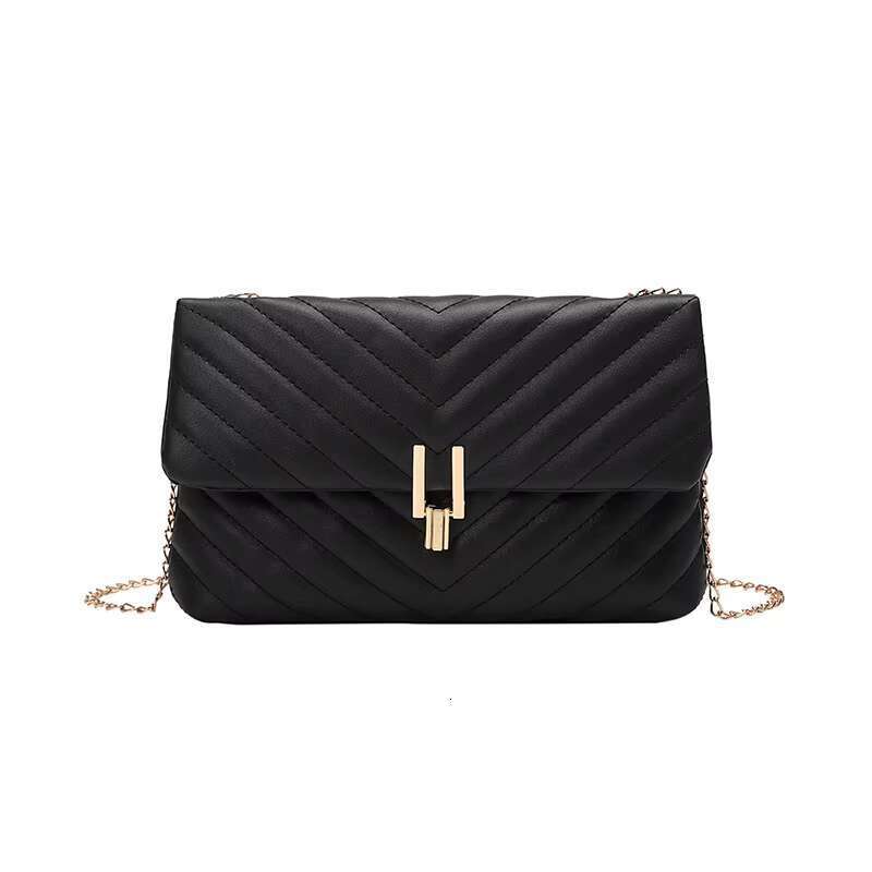 Designer le 5 a 7 in smooth designerbag women's wallet, black handbag, sheepskin caviar bag, gold and sier chain, classic fashion, multi-color le