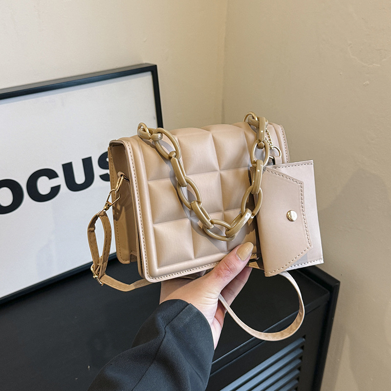2025 New Designer Bag Free Delivery Shoes By Leisure Small Square 2023 Winter Korean One Shoulder Handbag Simplicity Fashion Diagonal Straddle Bag For