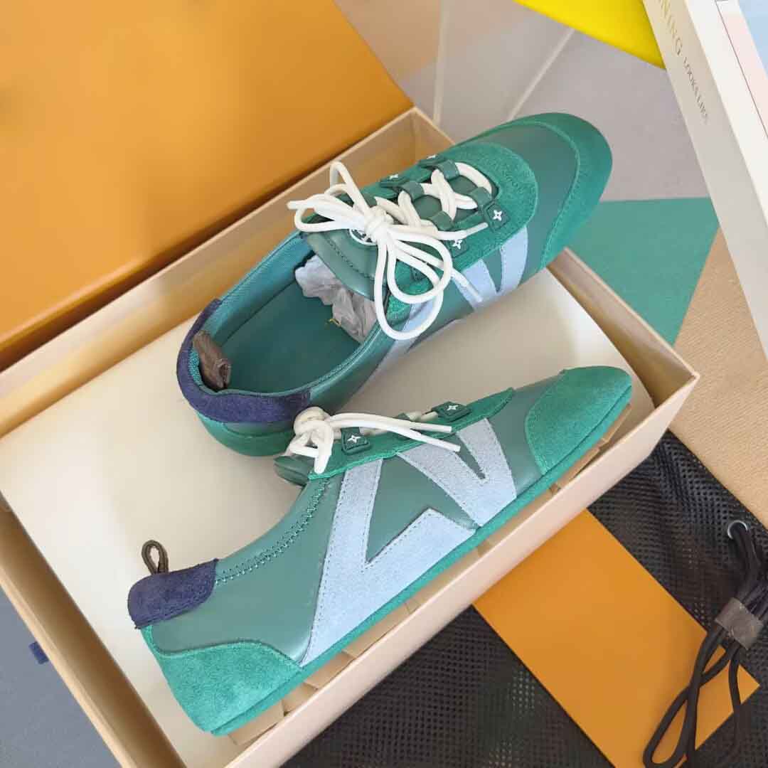 Excellent Quality Men Women Sneakerina Shoes Top Design Velvety Suede Calf Leather Lightness Mens Skateboard Walking Runner Casual Outdoor Sports EU35-45