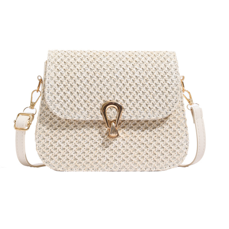 2025 New Designer Bag Free Delivery Designer Shoes By Women's 2024 Fresh Personalized And Design Spring/Summer Grass Woven Small Square Trendy On