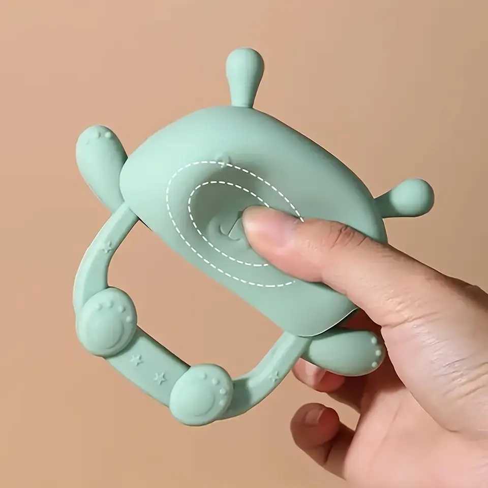 Fun Baby Silicone Teether Soft Teething Toy Gum Training Massage Molar Stick Perfect Gift for New Moms G251125