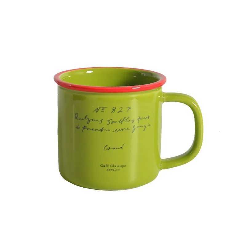 Ceramic Mugs with Handle Korean Style Coffee Cup Tea Milk Water Juice Mug Household Water Cups Vintage Drinkware Birthday Gifts Y251125