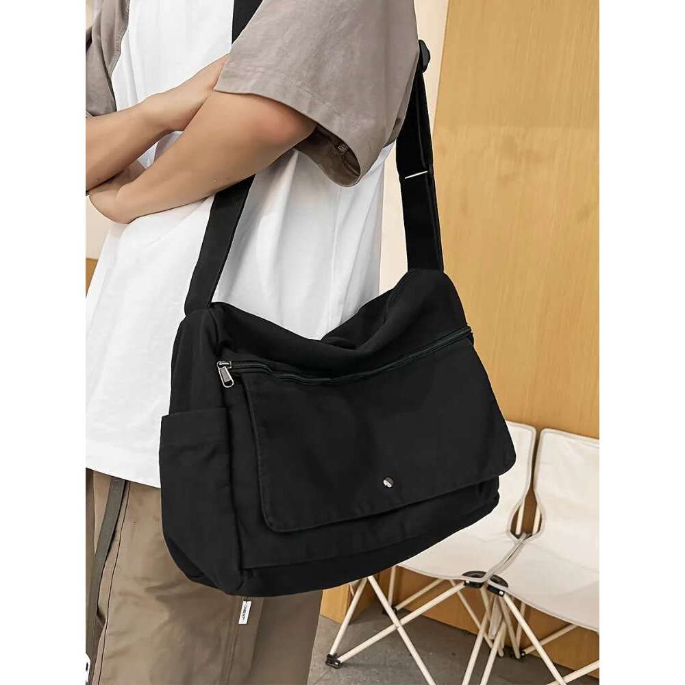 Designer Bag 4-Color Large Capacity Canvas Crossbody Hobo Bag - Durable, Adjustable, Trendy Sling