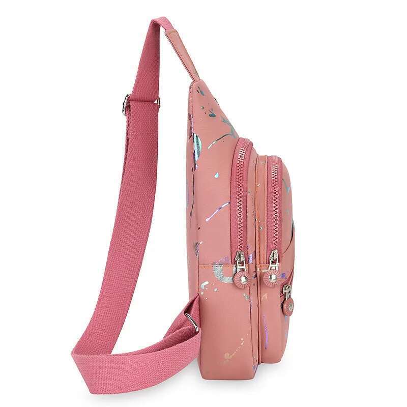 Women's Versatile New Trendy Oxford Cloth Single Shoulder Diagonal Cross Bag Fashionable Travel Chest Small Backpack