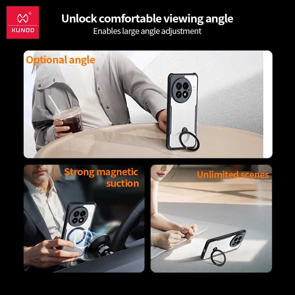 Xundd For OnePlus 15 13 Magnetic Holder Case 360 Rotatable Anti-fall Camera Protect TPUAcrylic Back Cover For 1 15 13M251125 - view 6