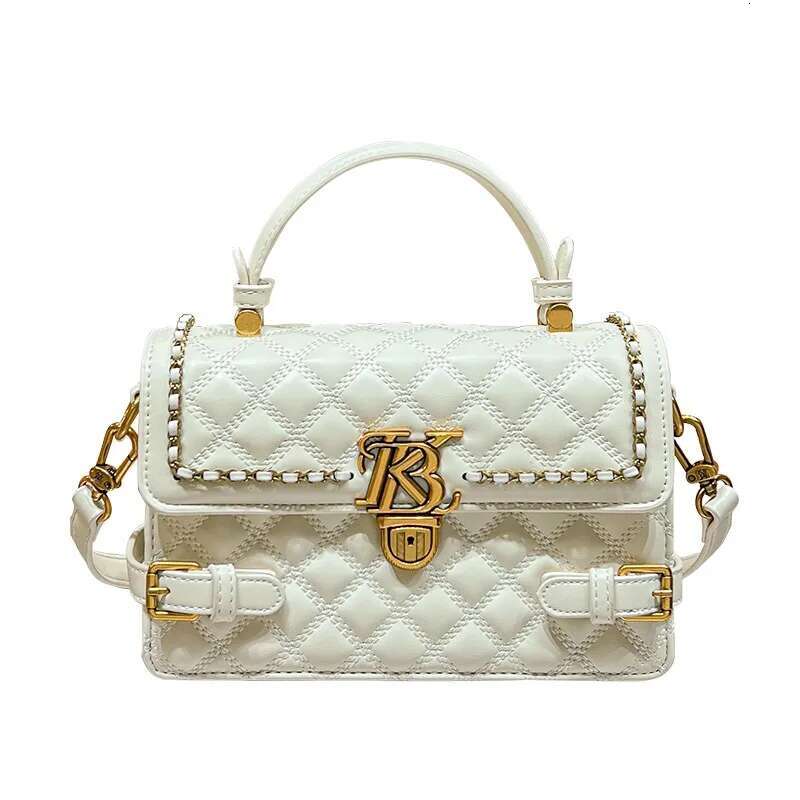 Women's Handbag Genuine Leather Carrying Small Square 2024 New High-End Designer Spring/Summer Crossbody Shoulder Bag