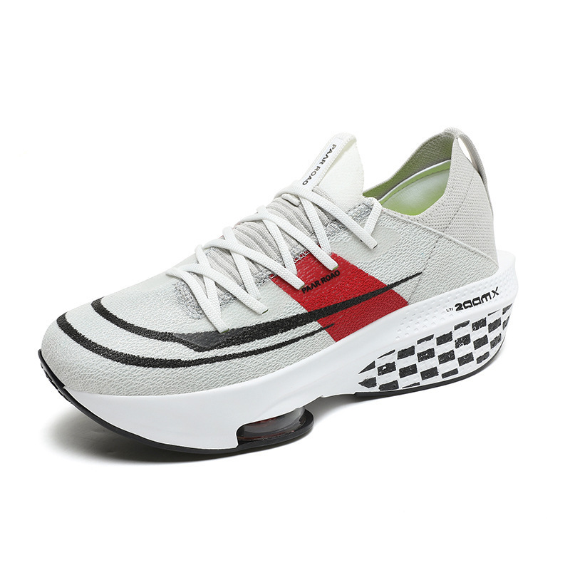 Large Size Air Cushion Couple Racing Marathon Flying Woven Mesh Men S Sports And Leisure Running Shoes Women Ddmysaturn