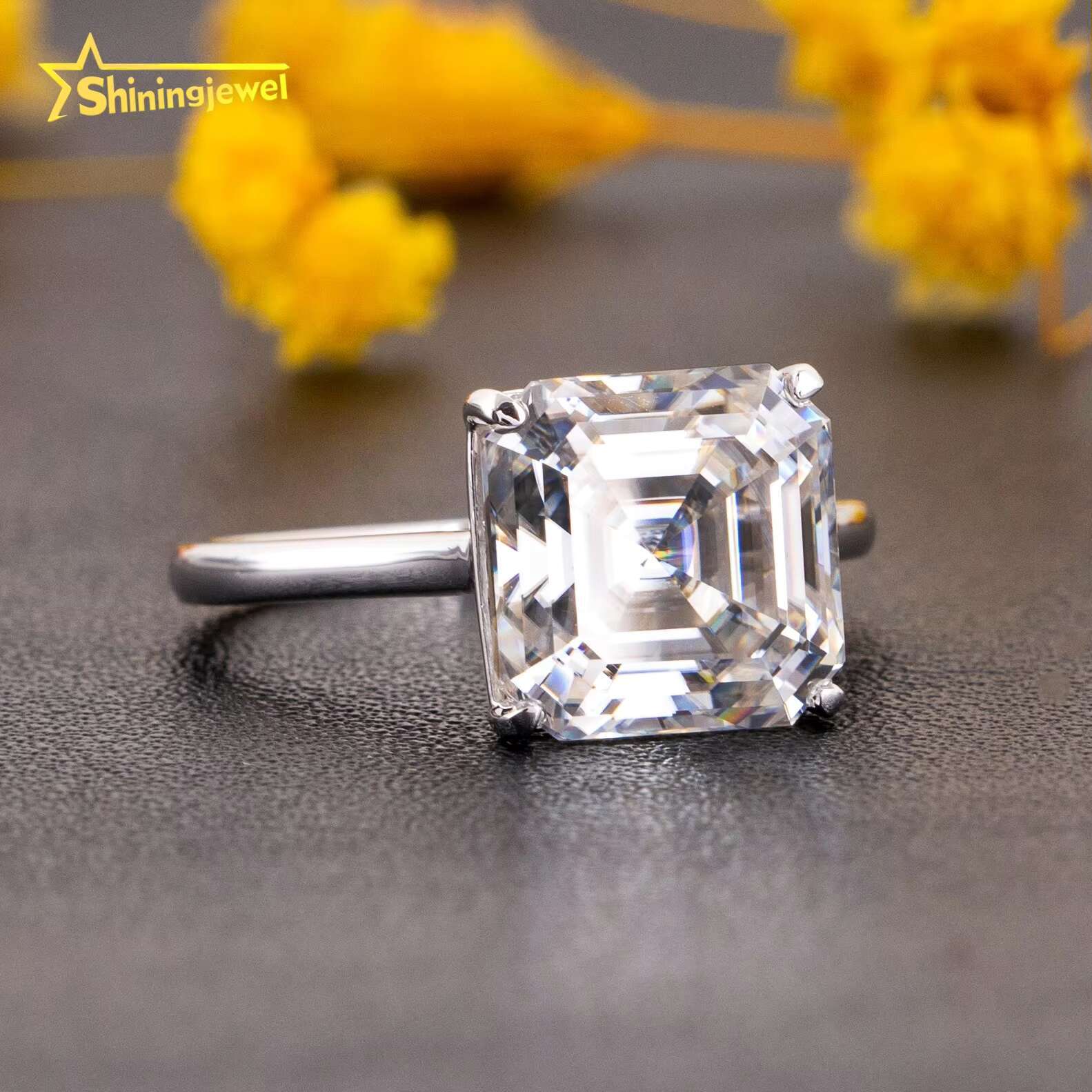 Luxury Hiphop Ring 925 Sterling Silver Iced Out VVS Moissanite Pass Diamond Tester Ring Men Women