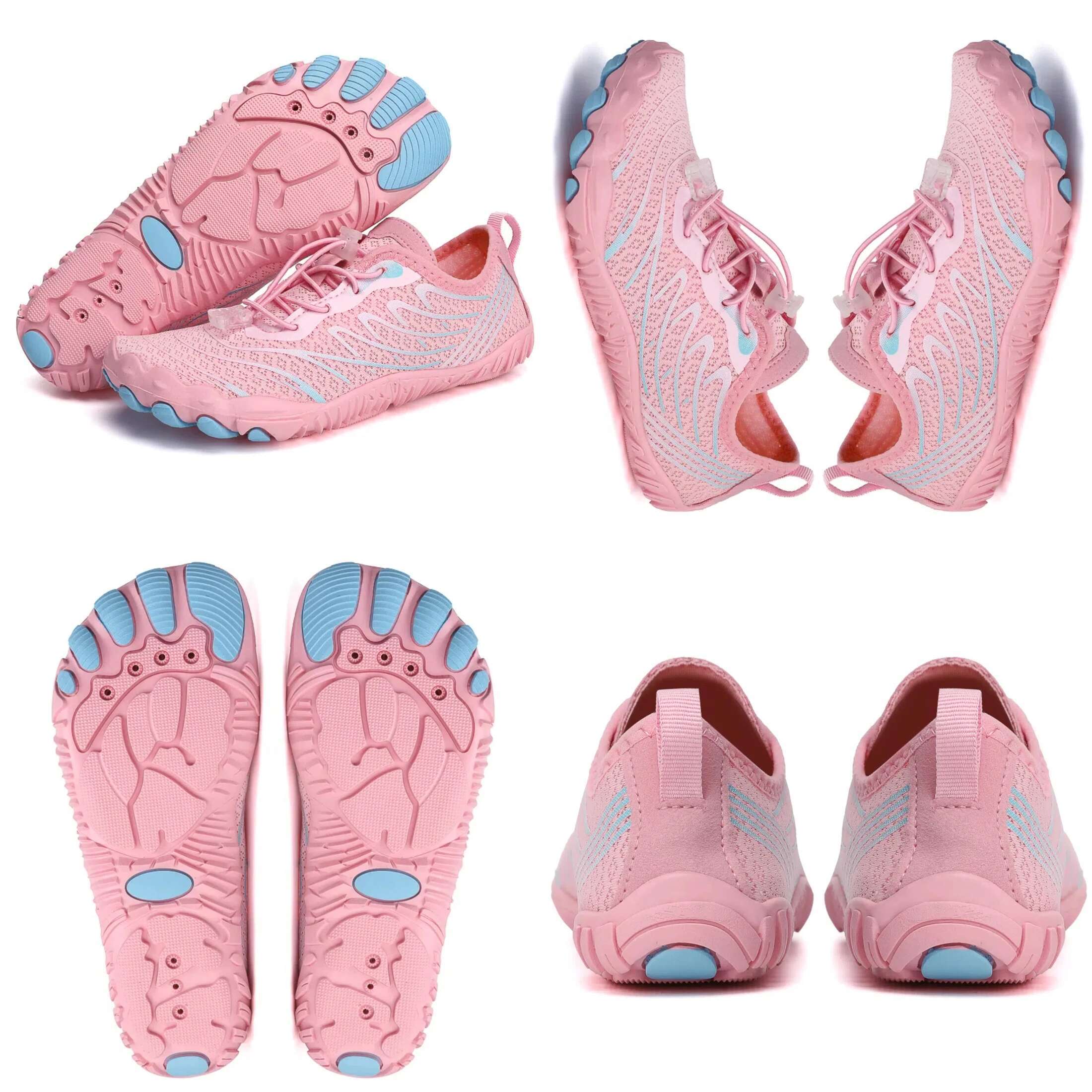 Summer Striped Mesh Water Shoes Women Breathable Quick Drying Anti Slip Sole Ideal For Beach Surfing Hiking Swimming Ddmysaturn