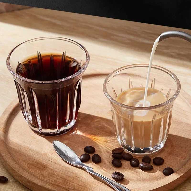 Heat Resistant Glass Cup Transparent Handheld Coffee Latte Cappuccino Mug Whiskey Tea Milk Beer Cocktail Cup for Bar Accessories Y251125