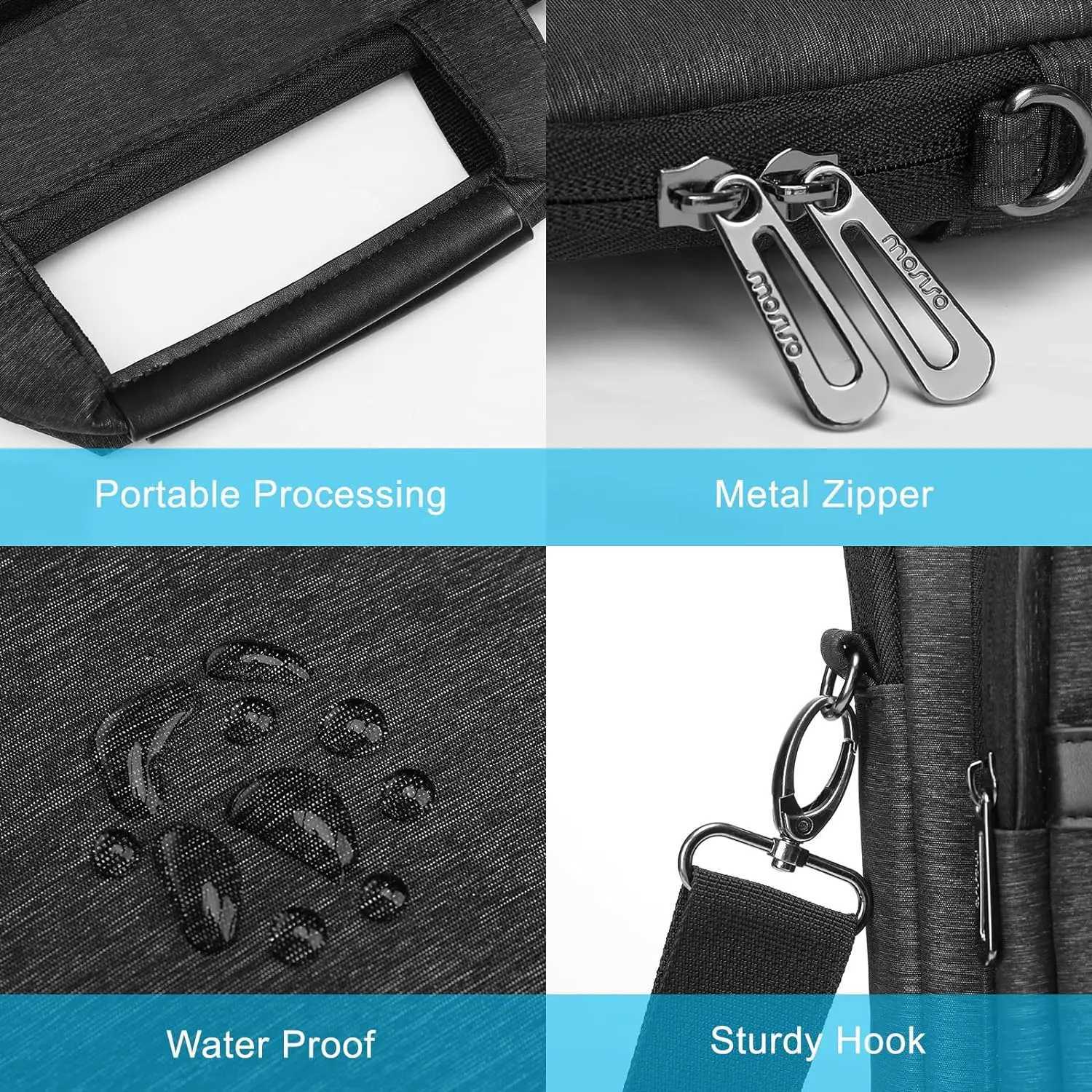 Laptop Shoulder Bag for MacBook Air 15 M2 A2941 Pro 16 A2780 M1 A2485 A2141 Case HP Dell Lenovo Asus Notebook Briefcase SleeveT251125