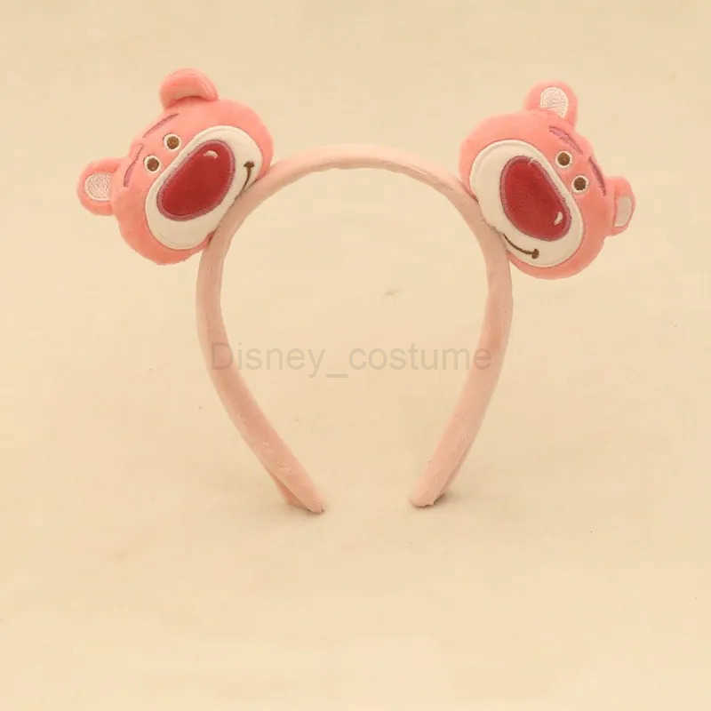Disney Double Headed Winnie The Pooh Ears Hairbands Women Cute Lotso Donald Duck Headbands Girl Plush Hair Accessories Kids Gift X250425