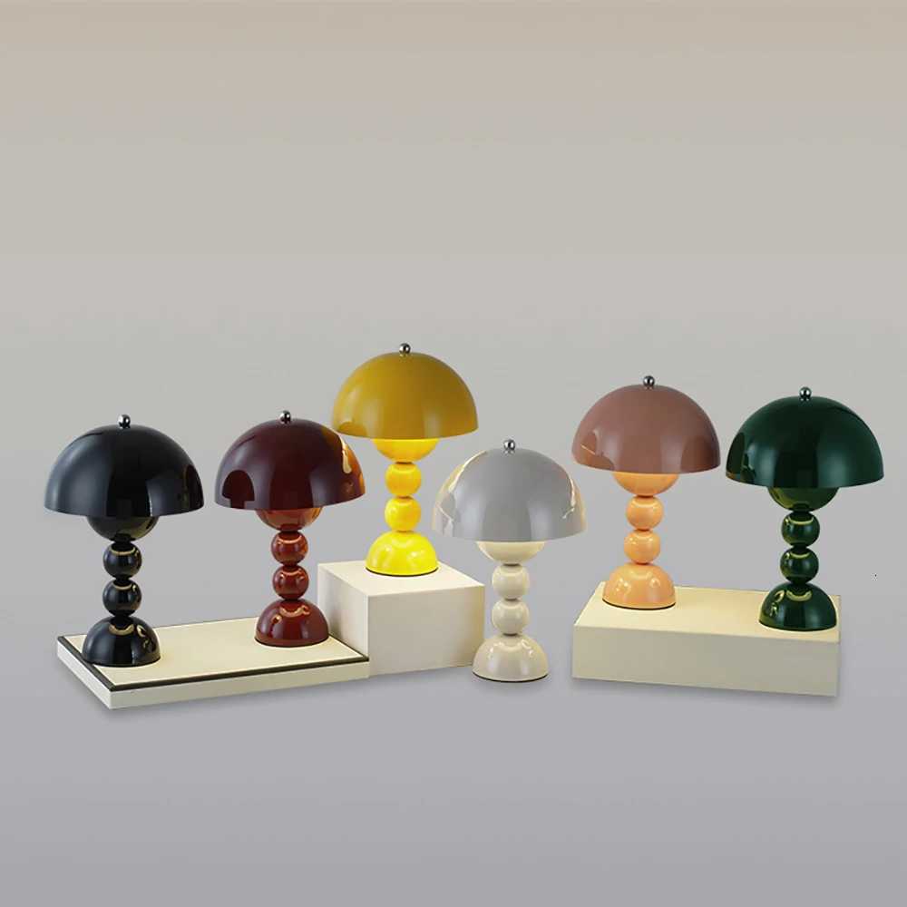 Nordic LED table lamp with top touch switch bedroom bedside flower bud desk lamp living room dining table decoration LED lightM251125