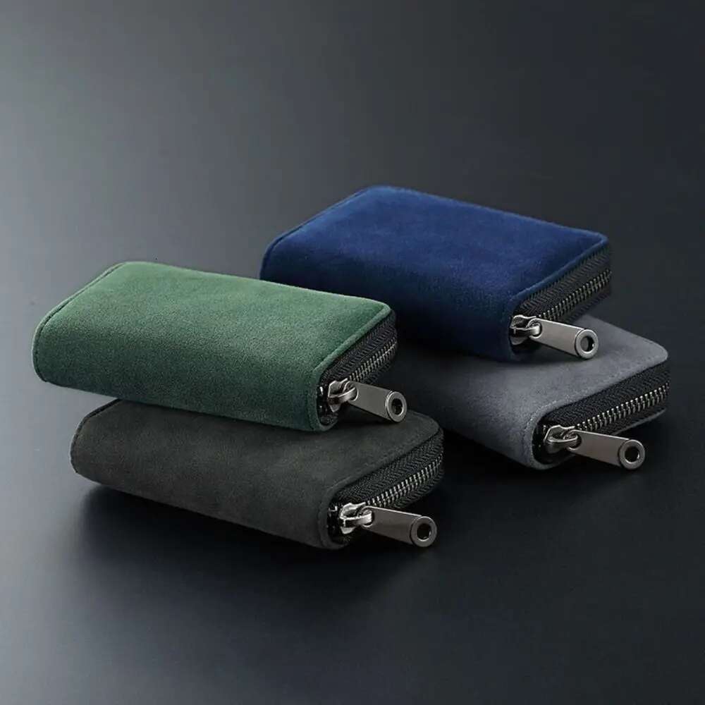 Multifunctional Bag 11 Slot Credit Holder Anti Demagnetization Wallets Cards Cover Zipper Card Wallet For Men