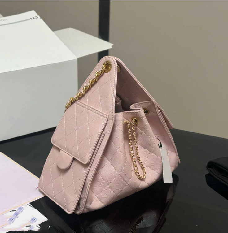 15A Upgrade Mirror Quality Designer 25 Bag Mini Quilted Handbags for Women Shoulder Bags Real Caviar Leather Black Purse Luxury Hobo Bag Bumbags Fanny Pack Bum