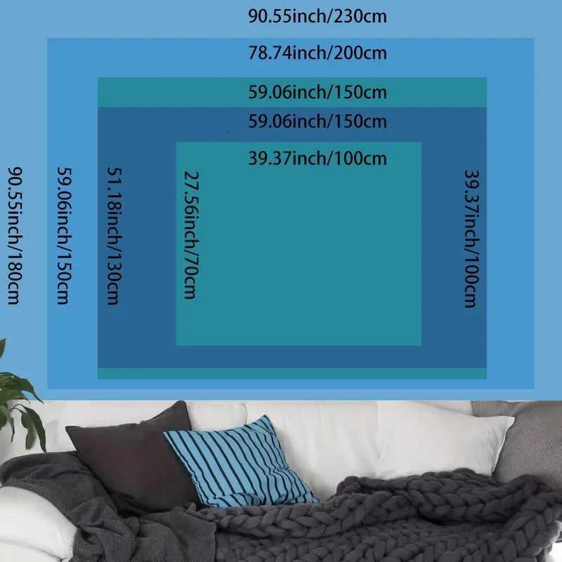 1pc Christmas Town Print 90g Festival Tapestry Multi Size Living Room Bedroom Wall Decoration Background Cloth Machine WashableM251125