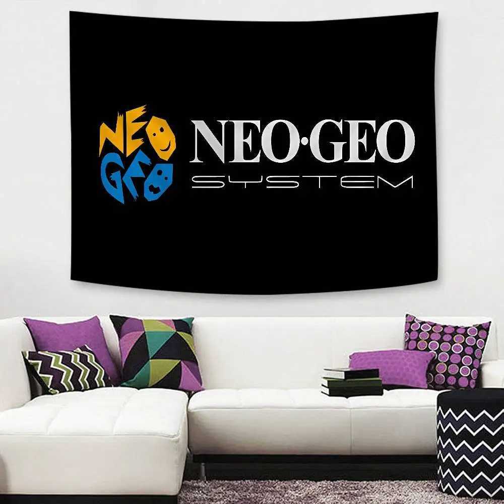 S-SNK N-Neogeo Neo Geo Printed Large Wall Tapestry Wall Hanging Decoration Household Decor BlanketM251125