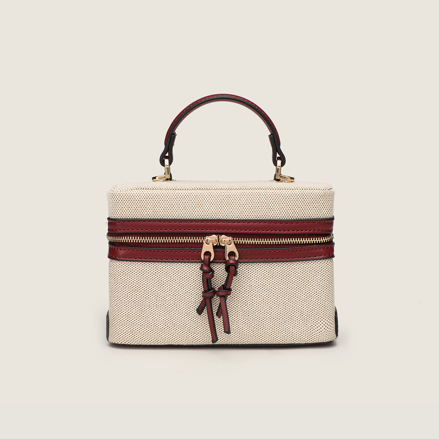 2025 New Designer Women's Portable Makeup Bag Spanish Women's Bag Premium Single Shoulder Slant Fork Popular Handheld Hard Fashion Small Bag