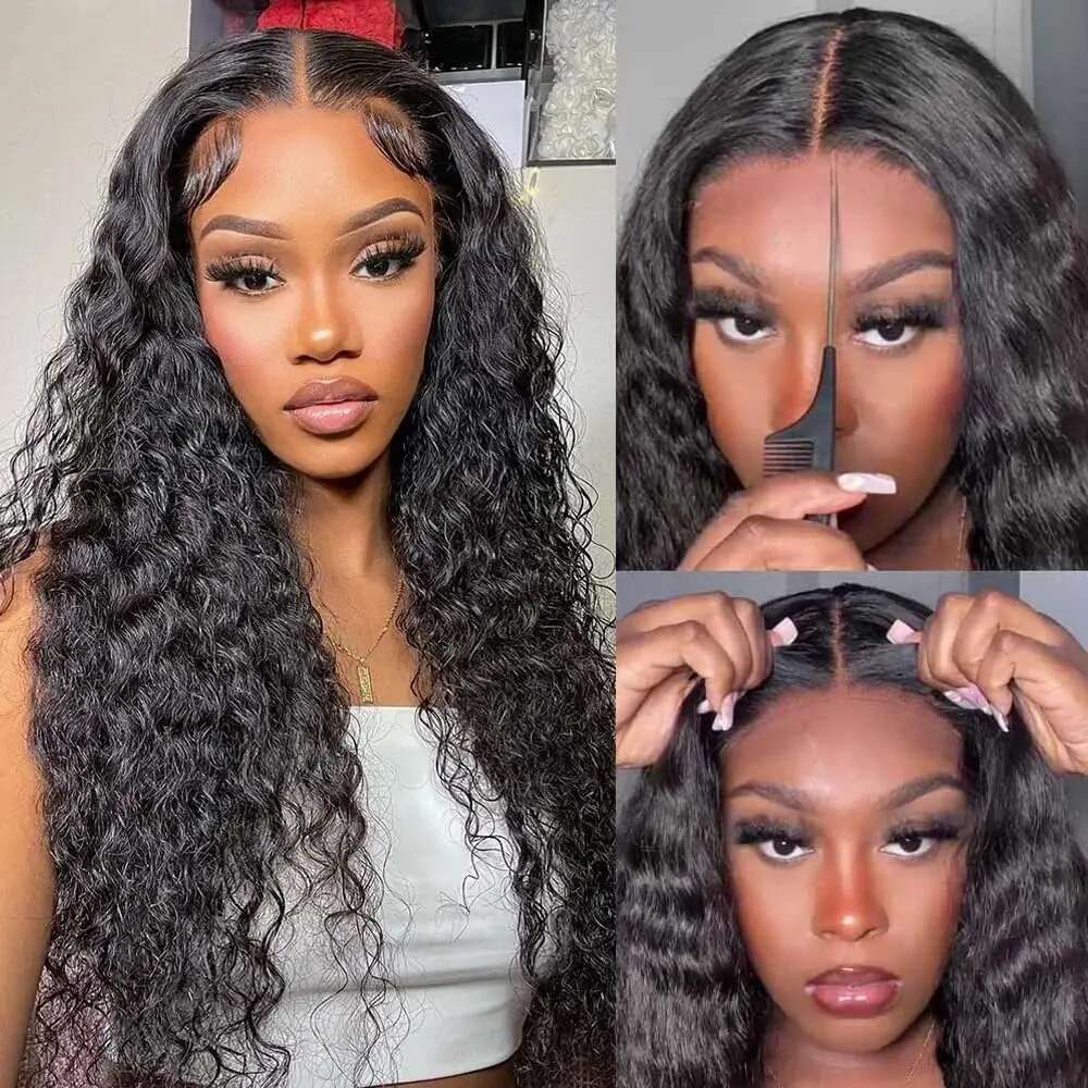 Loose Deep Wave Wigs For Women Glueless Wig Ready To Wear Pre Plucked Brazilian Raw Human Hair