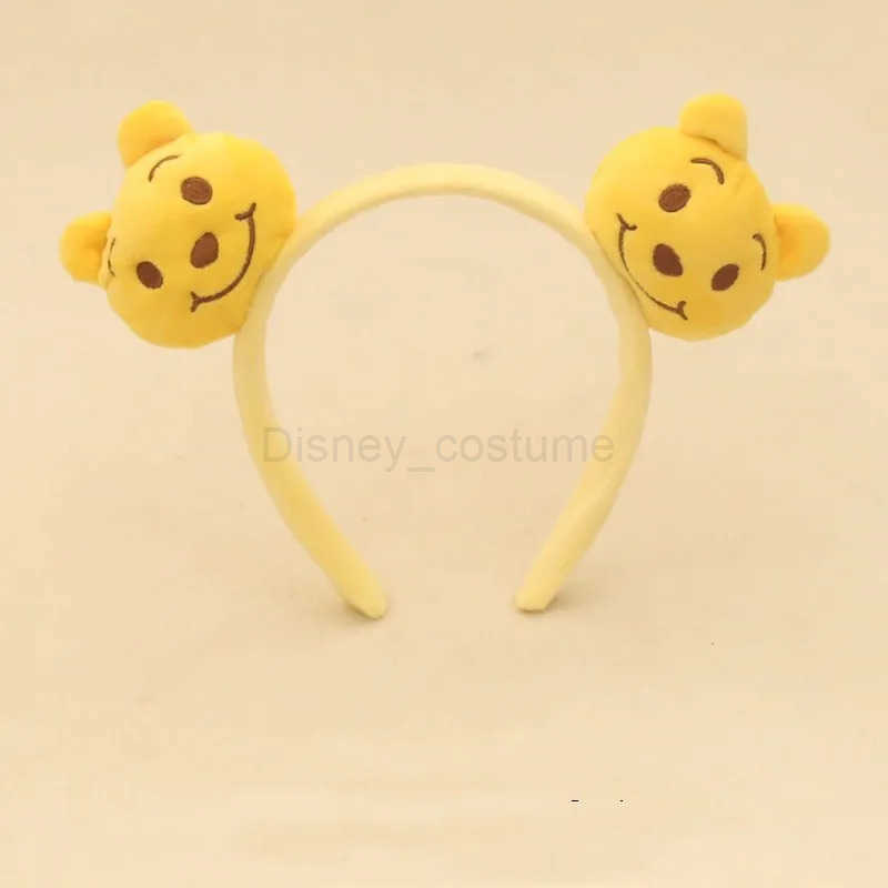 Disney Double Headed Winnie The Pooh Ears Hairbands Women Cute Lotso Donald Duck Headbands Girl Plush Hair Accessories Kids Gift X250425