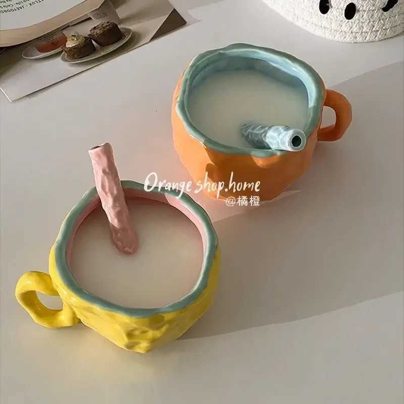 Desktop Ceramic Water Cup Home Personzed Fashion Breakfast Mug Premium Milk Coffee Mug Ceramic Water Cup Y251125