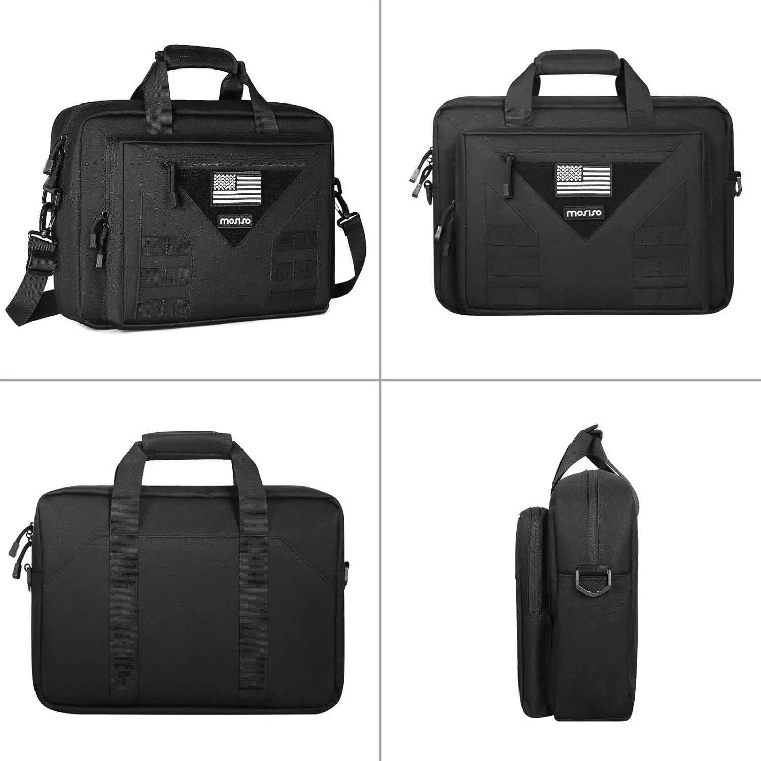15 16 inch Tactical Laptop Messenger Shoulder Bag Multifunctional Laptop Handbags Briefcase Large Notebook Carrying Sleeve CaseT251125