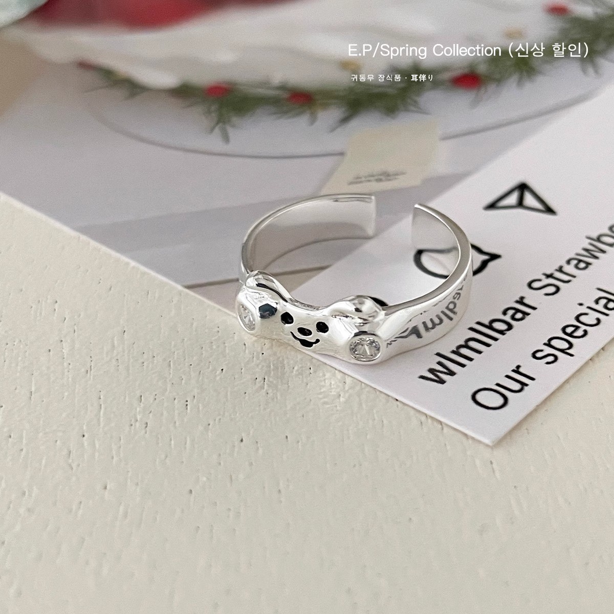 S925 sterling silver fresh and elegant lace ring for women light luxury style High quality gold designer diamond rings designer for women ring men lov - view 9